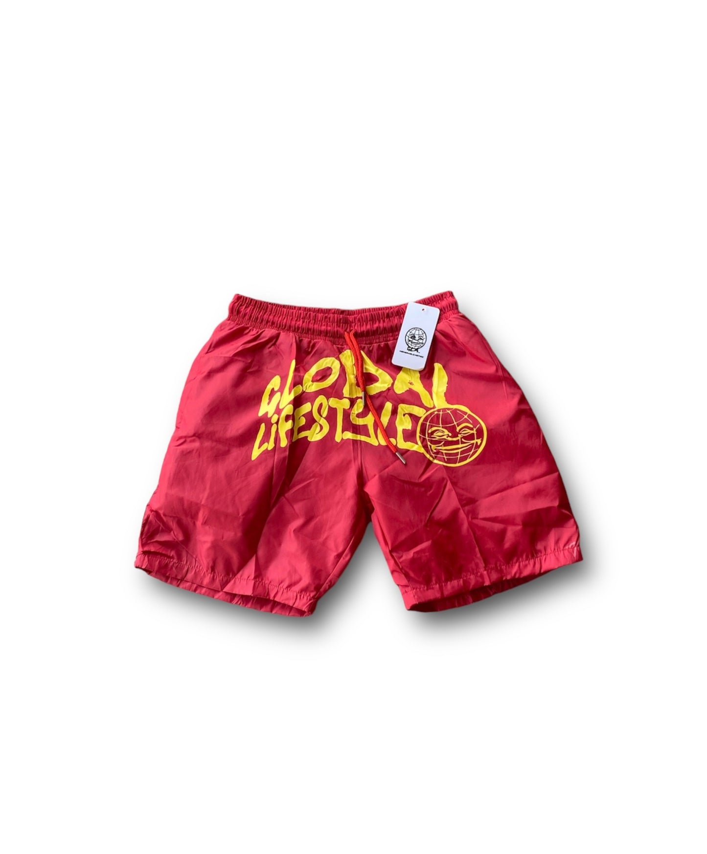 “GLOBAL LIFESTYLE” Nylon Shorts